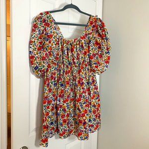 Boutique Floral Babydoll Dress | Size M